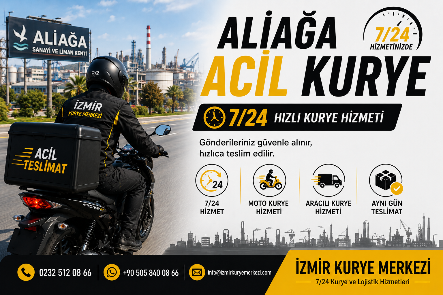 Güzelhisar Mahallesi Kurye | Aliağa Kurye Hizmeti