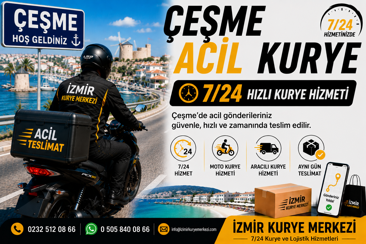 Çeşme Mahallesi Kurye | Çeşme Kurye Hizmeti